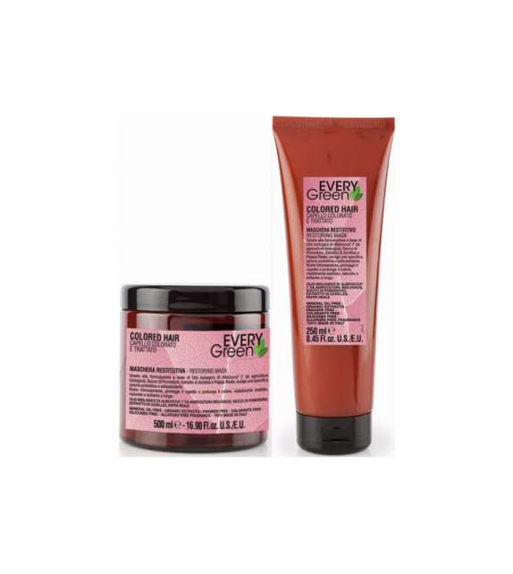EVERY GREEN MASCHERA restitutiva COLORED HAIR - Scegli il Formato