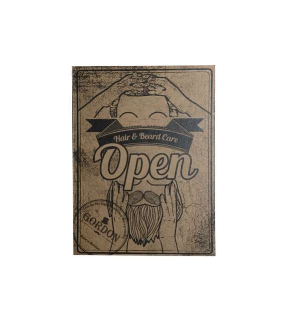 CARTELLO VETRINA GORDON 20 X 15 CM