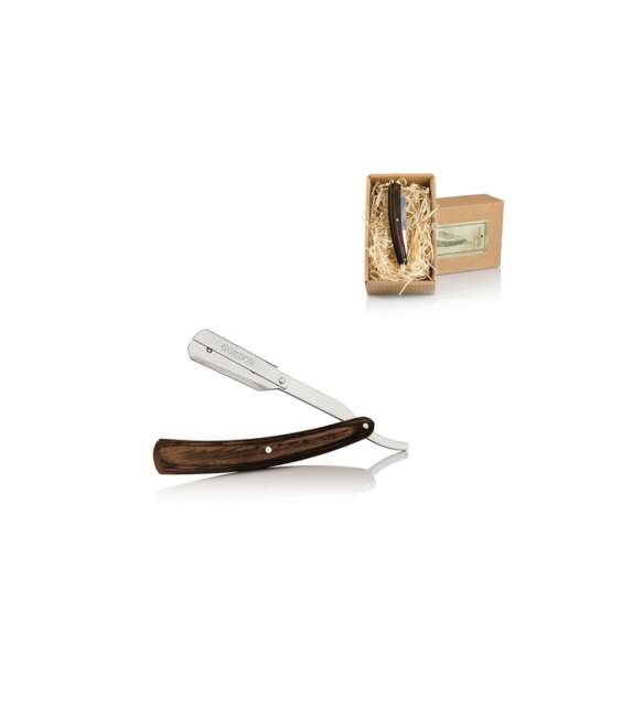 RASOIO DA BARBA CON MANICO IN LEGNO GORDON