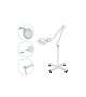LENTE DI INGRANDIMENTO LED SNODABILE CON LENTE 5 Diottrie - CON STATIVO 20 W