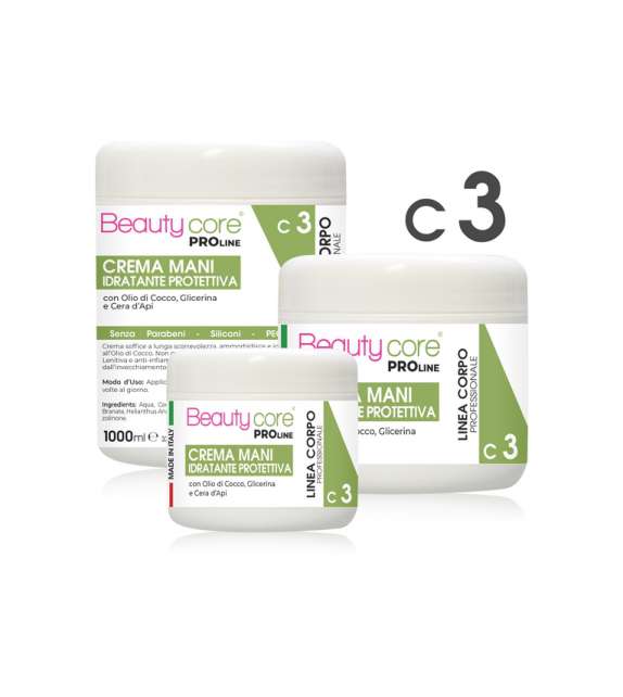 C3 CREMA MANI Idratante Protettiva BEAUTYCORE - Scegli