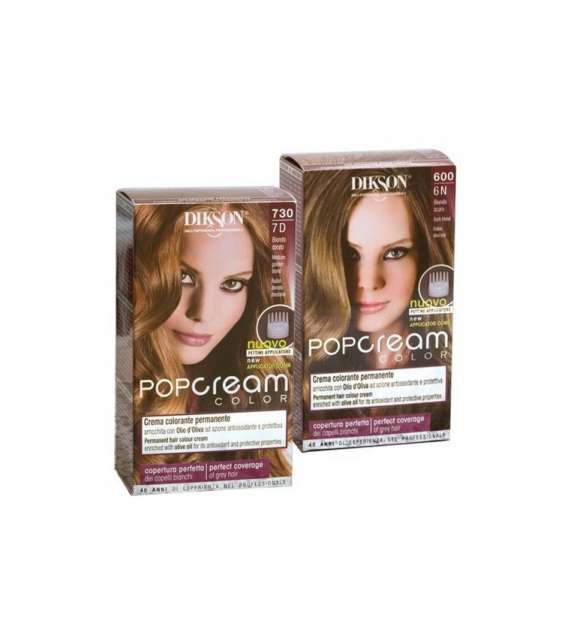 800 (8N) BIONDO CHIARO - CREMA COLORANTE PERMANENTE POP CREAM DIKSON
