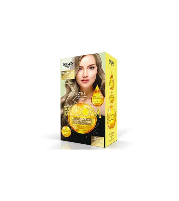 DIKSON BLOOM CREMA COLORANTE SENZA AMMONIACA 710 - BIONDO CENERE