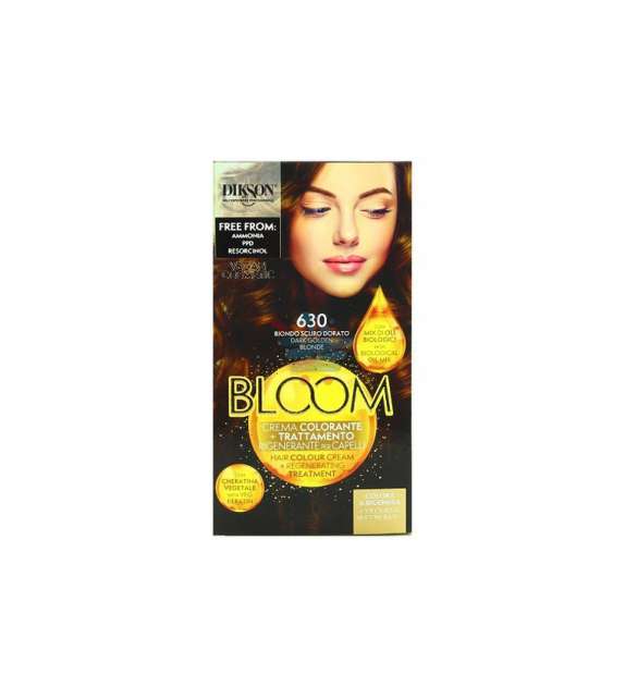 DIKSON BLOOM CREMA COLORANTE SENZA AMMONIACA  630 - BIONDO SCURO DORATO
