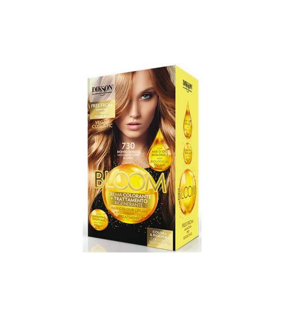 DIKSON BLOOM CREMA COLORANTE SENZA AMMONIACA 730 - BIONDO DORATO