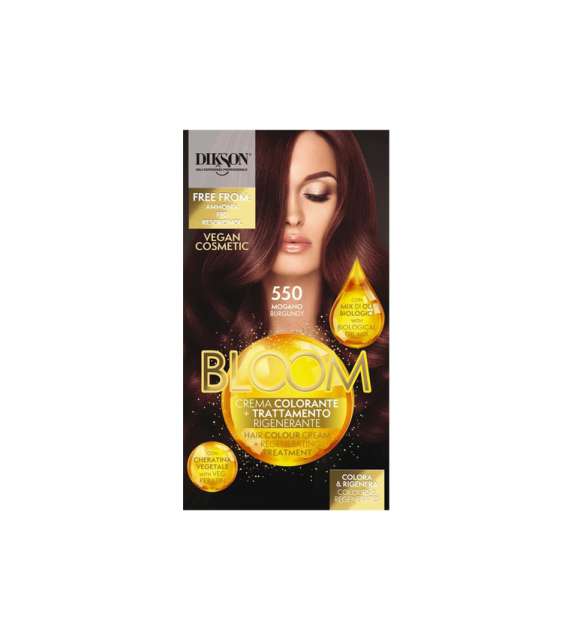 DIKSON BLOOM CREMA COLORANTE SENZA AMMONIACA  550 - MOGANO
