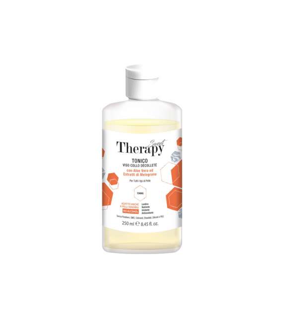 TONICO LENITIVO senza Alcol THERAPY TONICO con Aloe Vera e Melograno 250 ml