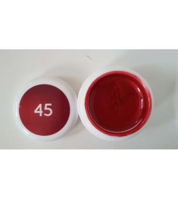 GEL COLOR UV/LED - 45- METALLIC RED 5ML