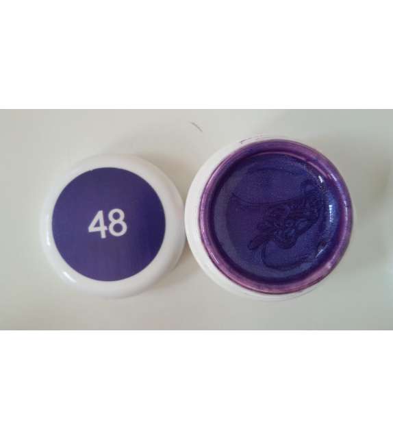 GEL COLOR UV/LED - 48- METALLIC PURPLE 5ML