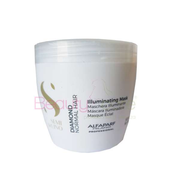 ALFAPARF MASCHERA ILLUMINANTE PER CAPELLI NORMALI SEMI DI LINO DIAMOND 500 ML