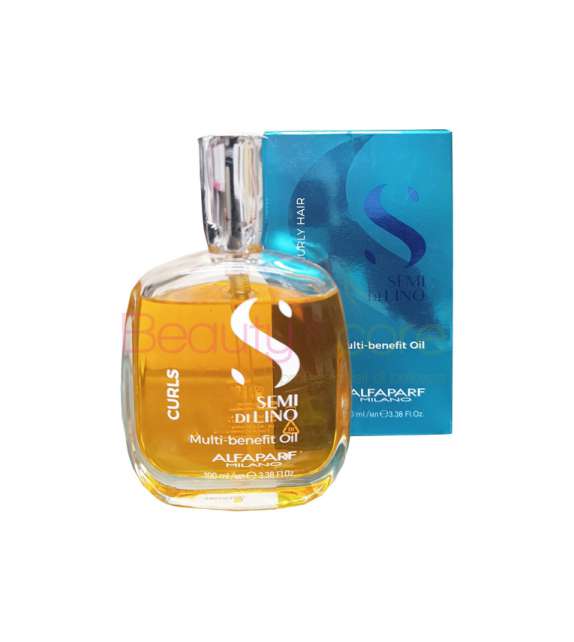 ALFAPARF OLIO MULTI-AZIONE Capelli Ricci e Mossi SEMI DI LINO CURLS 100 ML
