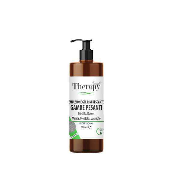 EMULSIONE GEL DEFATICANTE RINFRESCANTE GAMBE PESANTI MIRTILLO THERAPY 500ML