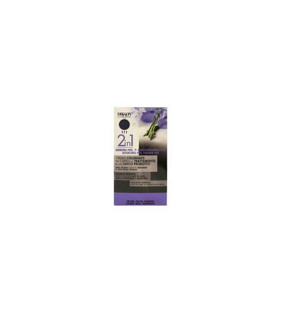111 NERO BLU - CREMA COLORANTE  2 IN 1 DIKSON