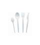 CUCCHIAINO DA CAFFE' BIANCO IN PLATICA  (100PZ)