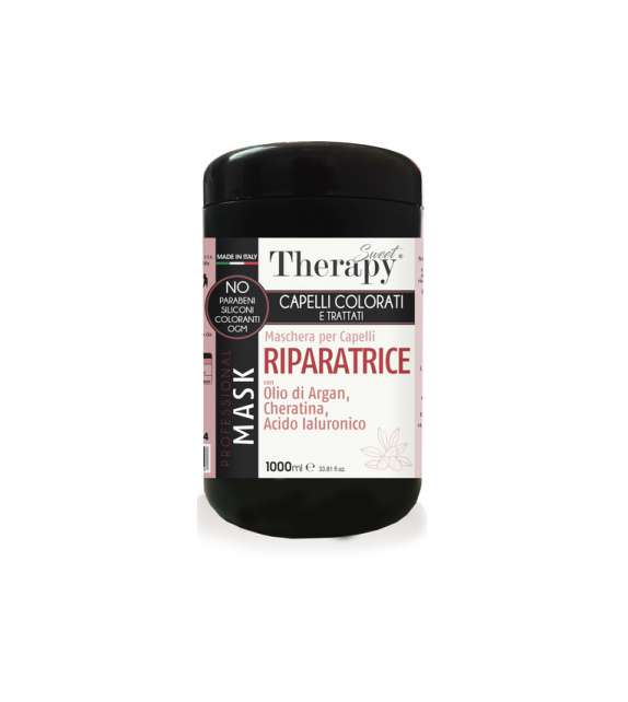Sweet THERAPY Maschera capelli RIPARATRICE con Olio di Argan e Cheratina 1000 ml