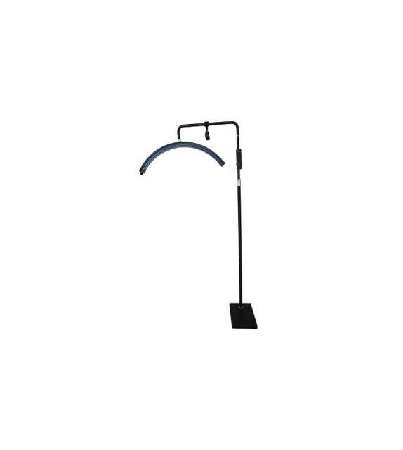 LAMPADA LED MEZZA LUNA NERA CON PIANTANA REGOLABILE IN ALTEZZA