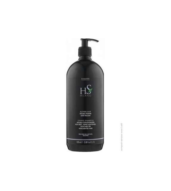 HS NO YELLOW SHAMPOO TONALIZZANTE ANTIGIALLO CONCENTRATO double power 1000 ML