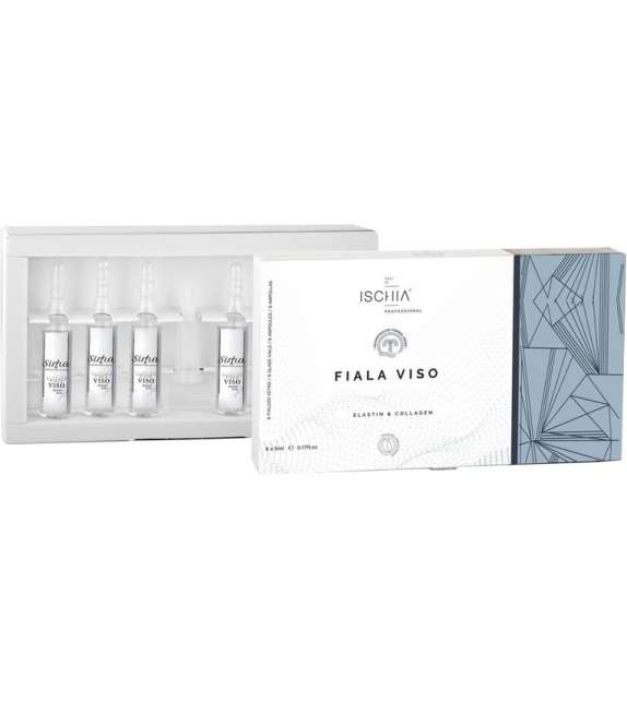 ISCHIA FIALE VISO COLLAGENE ED ELASTINA Trattamento Anti Rughe 6 x 5 ML