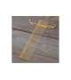 SACCHETTO DI ORGANZA 3,5X19 CM - ORO  (conf 25 pz) - misura 8
