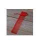 SACCHETTO DI ORGANZA 3,5X19 CM - ROSSO  (conf 25 pz) - misura 7