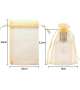 SACCHETTO DI ORGANZA 10X15 CM - ORO  (conf 100 pz)