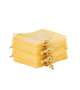 SACCHETTO DI ORGANZA12X15 CM - ORO  (conf 25 pz) - misura 9