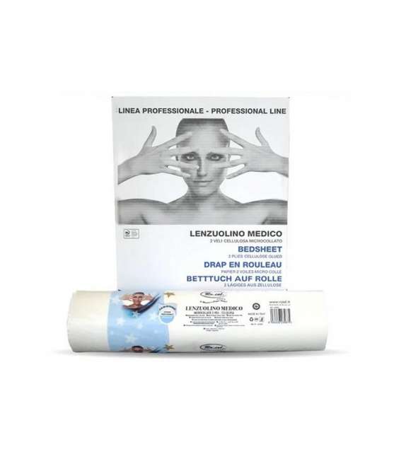 € 3.79 x 6pz LENZUOLINO MEDICO H60 x 66mt pura cellulosa 2 veli ROIAL -1 cartone