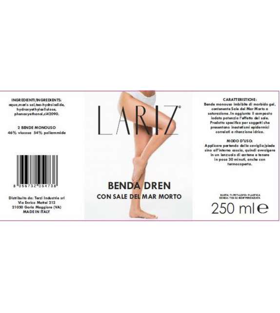 BENDE PRONTE Dren  LARIZ 250 ML (2PZ) - Nera
