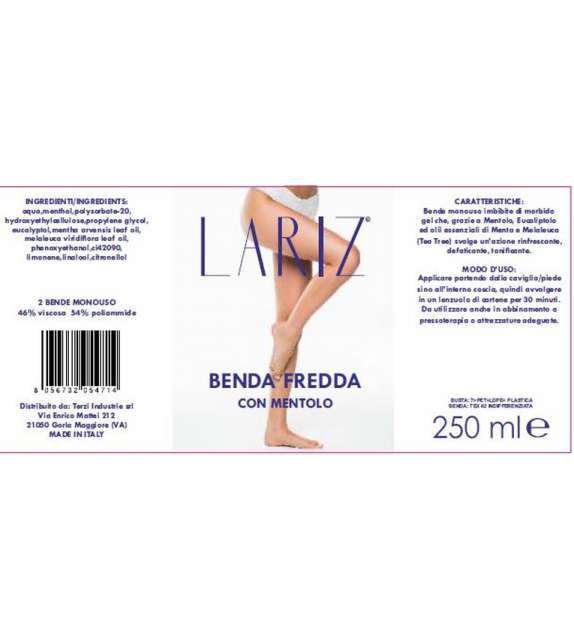 BENDE PRONTE Fredda LARIZ 250 ML (2PZ) - Blu