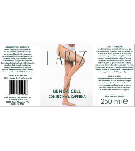 BENDE PRONTE Cell Slim LARIZ 250 ML (2PZ) - Verde Scuro