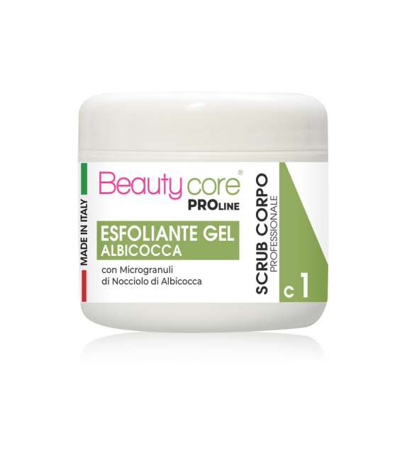 C1 SCRUB GEL CORPO Microgranuli Nocciolo di Albicocca BEAUTYCORE ProLine 500 ml