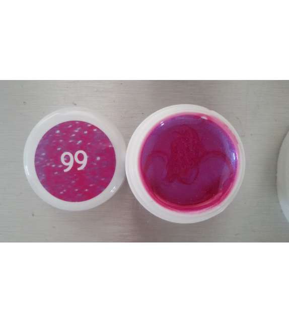 GEL COLOR GLITTER UV/LED - 99- GROOVY PINK 5ML