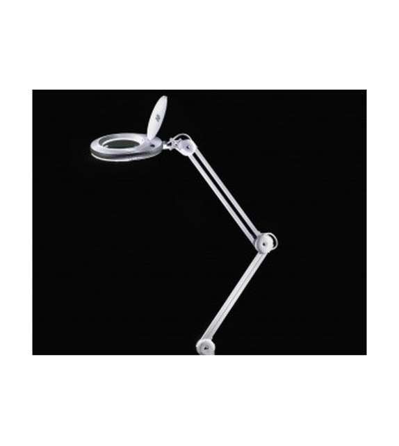 LENTE INGRANDIMENTO 48 LED LUCE FREDDA DA TAVOLO A 3 DIOTTRIE