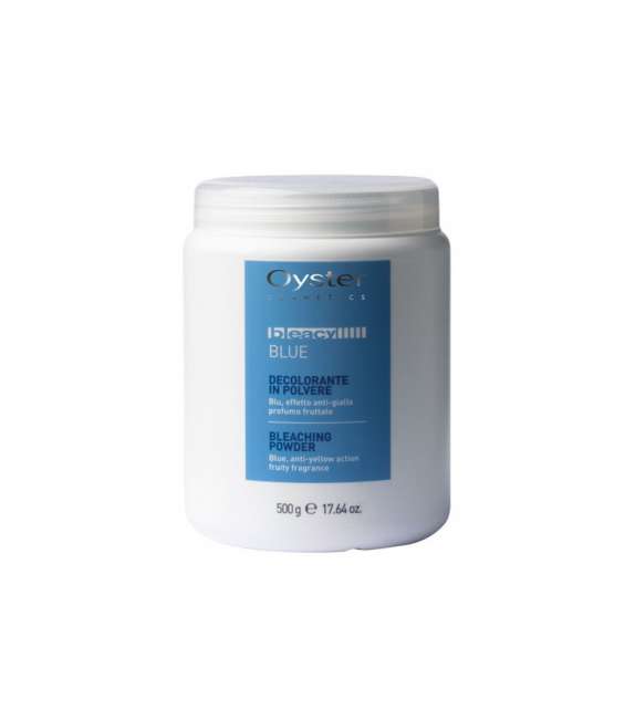 POLVERE DECOLORANTE BLU  Antigiallo BLEACY BLU OYSTER barattolo 500 Gr