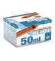 SIRINGA AMBRATA Inj/Light® SENZA AGO - Cono Luer Lock 50ml - conf. 25pz