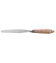 SPATOLA STENDICERA ACCIAIO INOX CON MANICO IN LEGNO (SOTTILE) PER PICCOLE ZONE