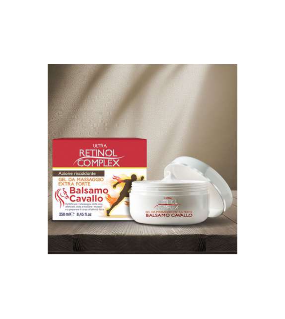 RETINOL COMPLEX GEL MASSAGGIO Extra Forte BALSAMO CAVALLO 250ml
