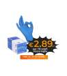GUANTI in NITRILE BLU non talcati (100 pz) - Scegli