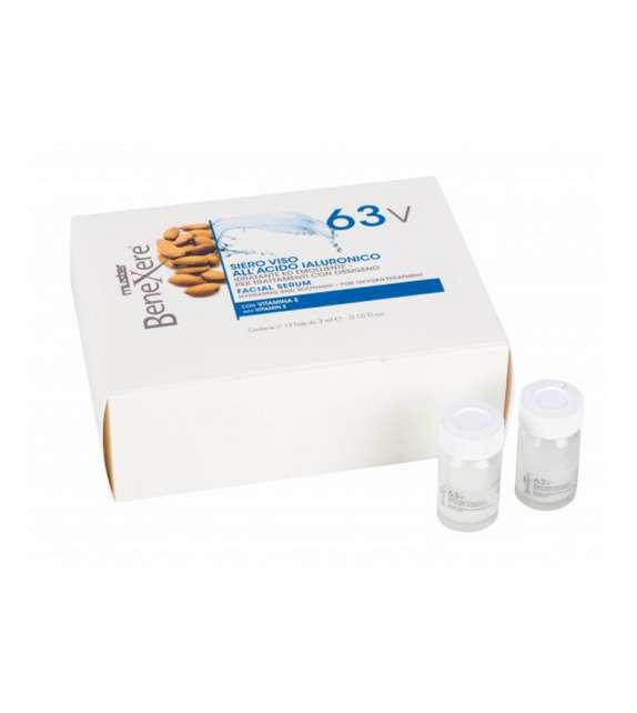 63V SIERO VISO ALL'ACIDO IALURONICO IDRATANTE tratt. BENEXERE - conf 12X3 ml