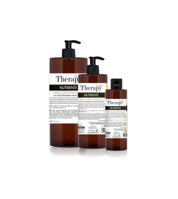 CREMA CORPO MASSAGGIO NUTRIENTE con Burro di Karité THERAPY - Scegli Formato