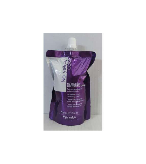 FANOLA CREMA DECOLORANTE VIOLA ANTIGIALLO NO YELLOW COLOR 500 GR