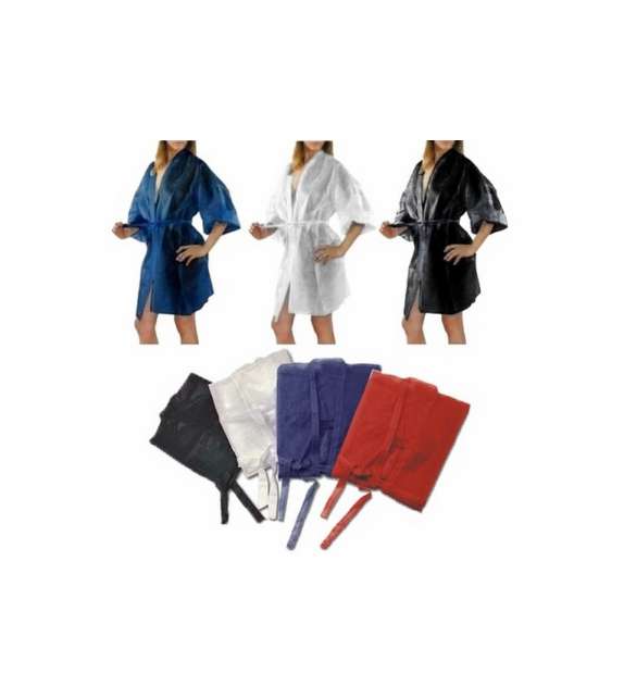 KIMONO MONOUSO TNT con cintura e taschino di ALTA QUALITA' - Scegli il Colore