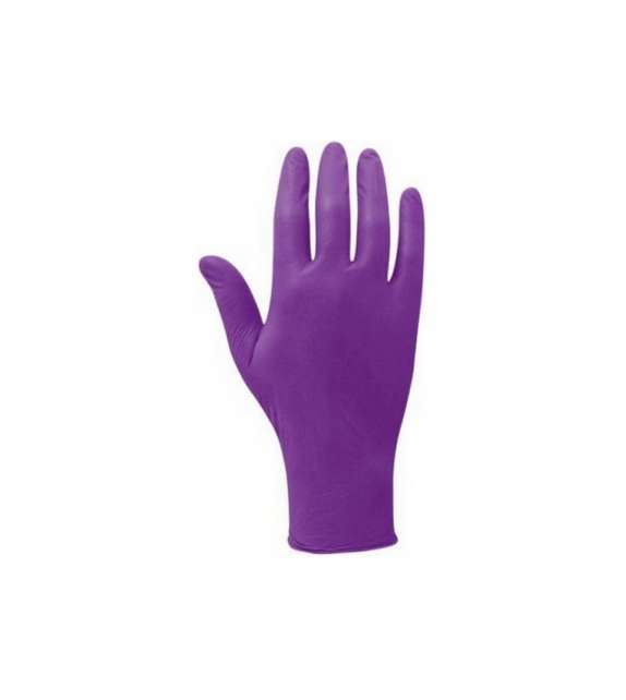 GUANTI in NITRILE VIOLA non talcati 100 pz - Scegli Misura