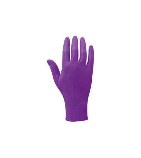 GUANTI in NITRILE VIOLA non talcati 100 pz - Scegli Misura