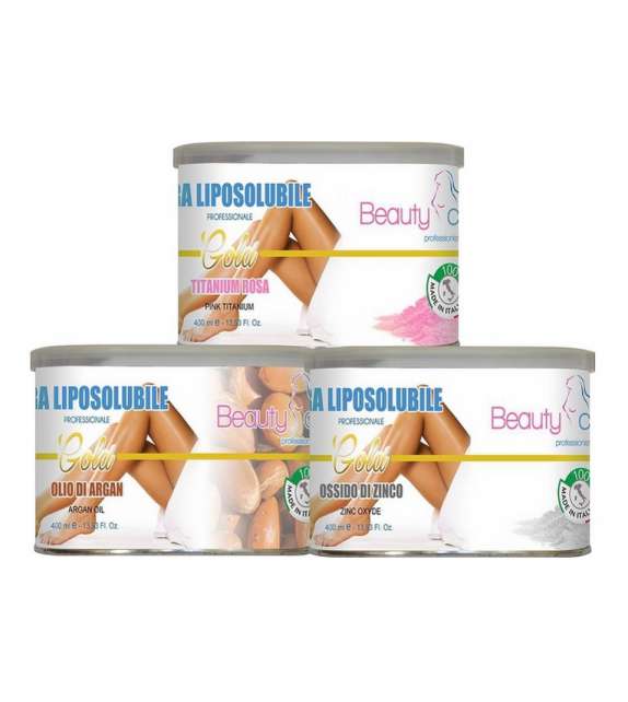 400 ml GOLD CERA VASO LIPO Beautycore - Scegli