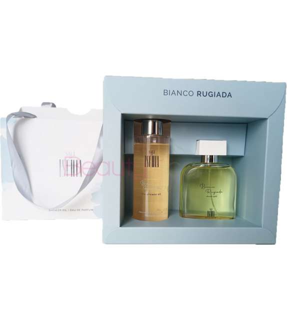 BOX REGALO ISCHIA Bianco Rugiada PROFUMO EDP 100ml + Olio Doccia 200ml - DONNA