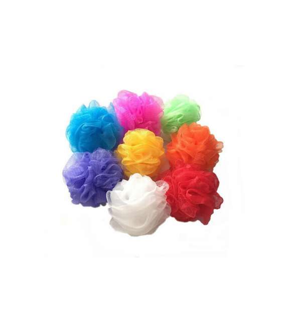 SPUGNA DA BAGNO A RETE 1 PZ VARI COLORI