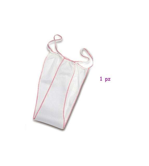 1 PZ -DONNA - TANGA in TNT MONOUSO STANDARD imbustati singorarmente