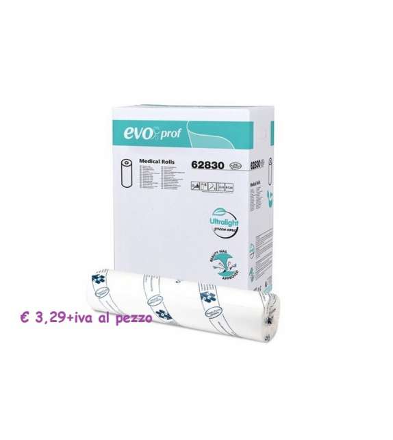 LENZUOLINO MEDICO PER LETTINO H60 X 55 MT CELLULOSA CELTEX EVO (6 ROTOLI)