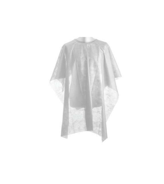 1 PZ - MANTELLA DA TAGLIO IN TNT CON LACCI BIANCA -